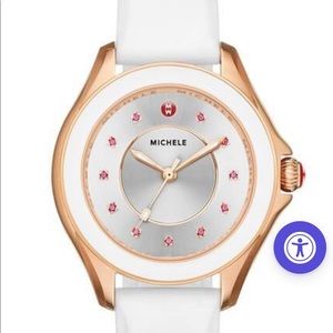 Michele Rose Gold Watch